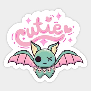 Cutie Pastel Bat Sticker